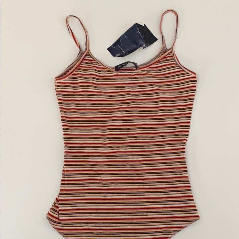 SOLD: NWT Brandy Melville Striped Bodysuit